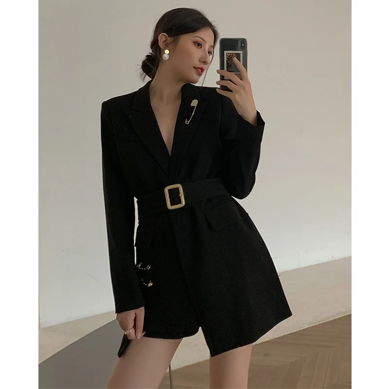 Весенне осенние однотонные куртки с пин дизайном модные женские облегающие