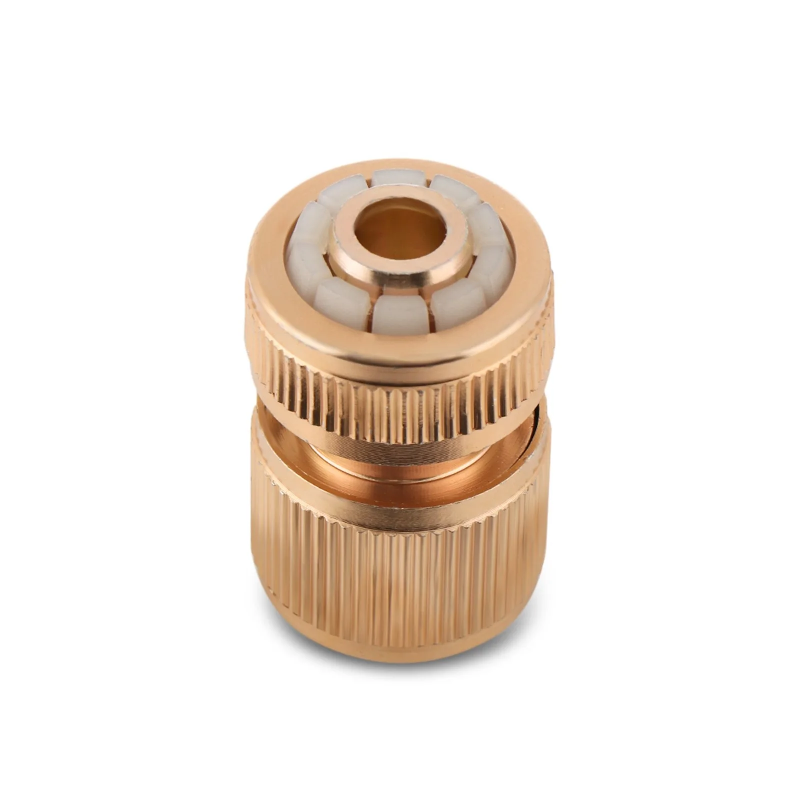 

1PC, 16mm Brass Quick Connector, 1/2" Copper Adapter, Watering Tool Garden Irrigation Hose Water Tube Joints,