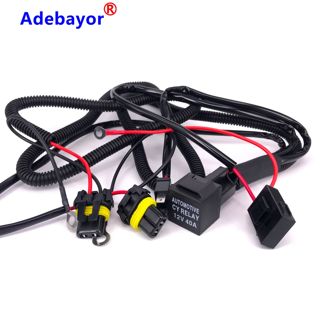 1X Большая акция H7 реле жгута проводов адаптер для проводки удлинитель HID