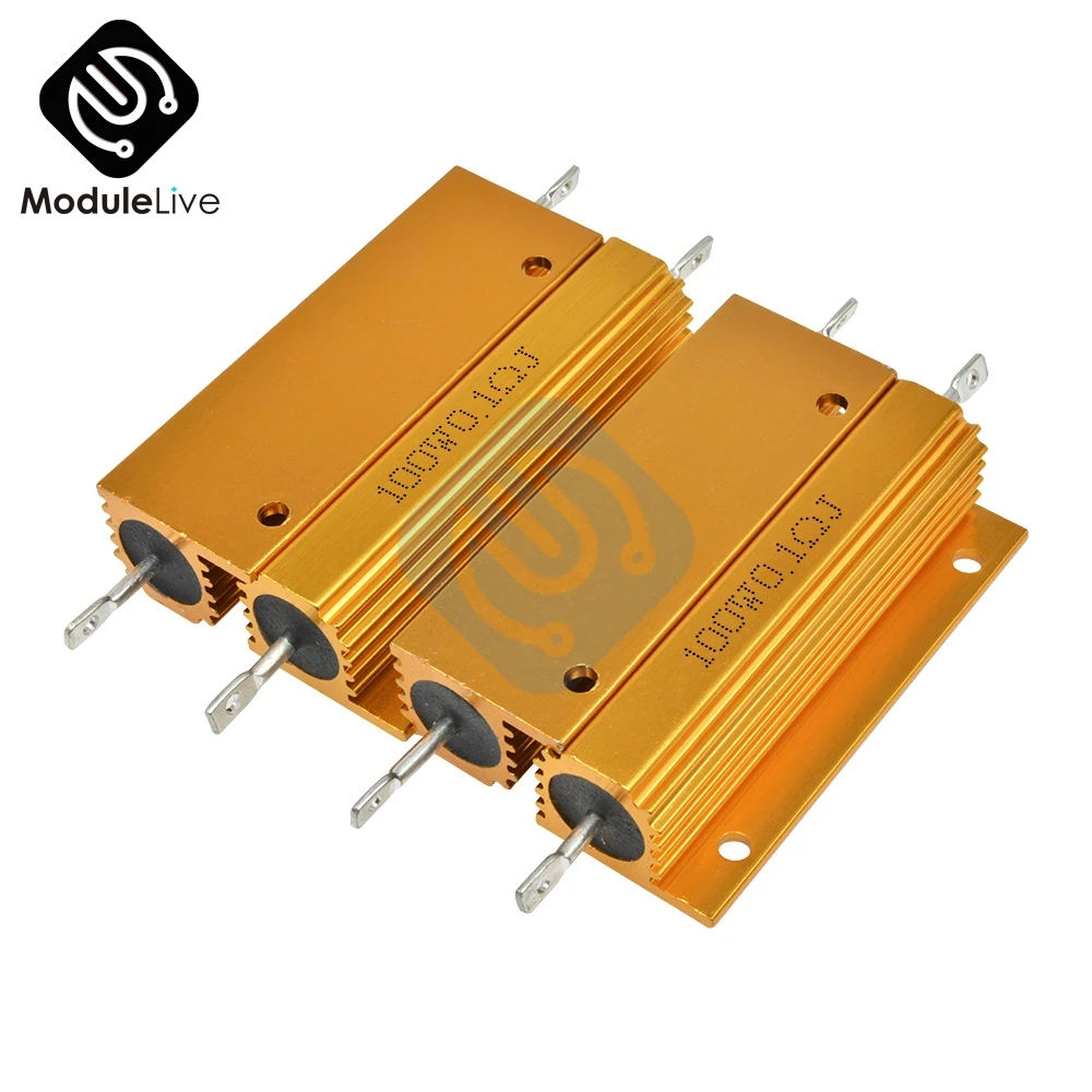 1 шт. алюминиевый проволочный резистор 100 Вт 5% | Инструменты