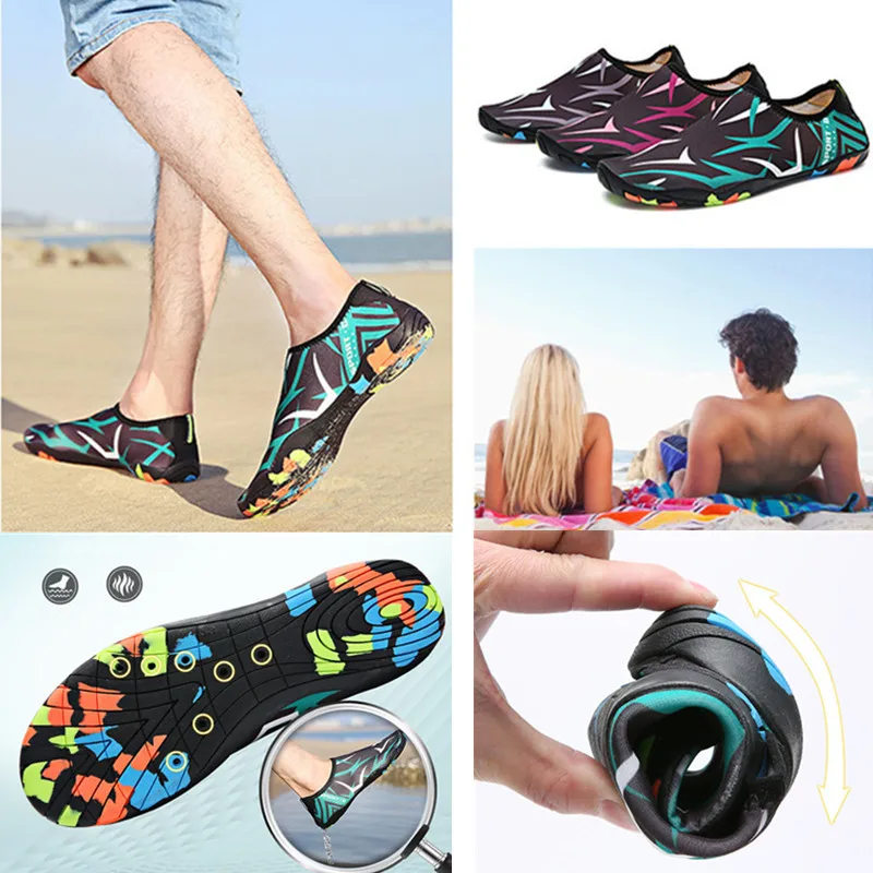 Кроссовки унисекс для плавания быстросохнущие водного спорта пляжа серфинга