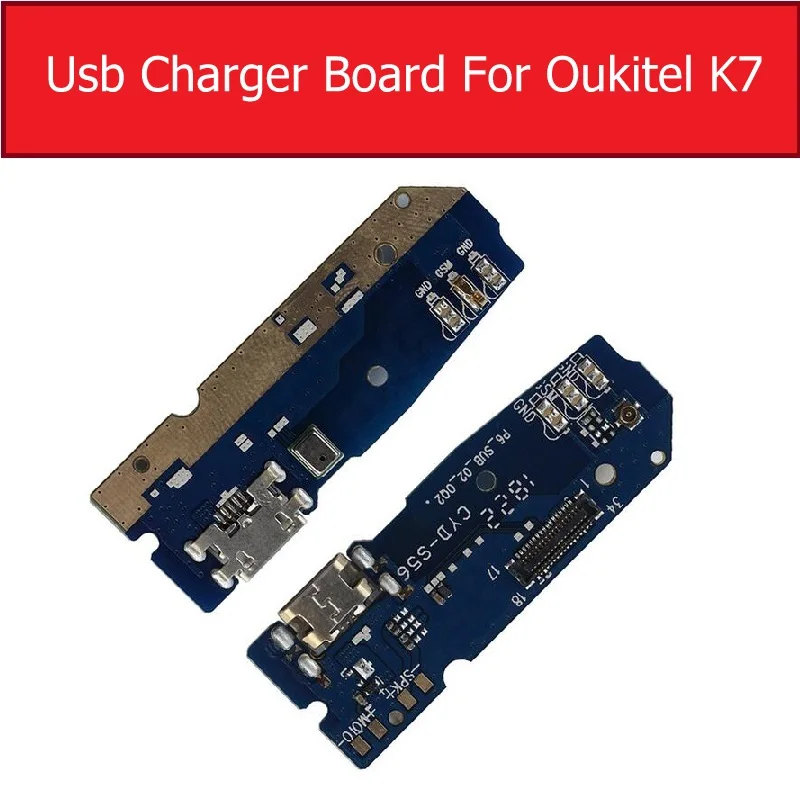 Usb зарядка и разъем для микрофона порт плата для Oukitel K7 K10 Usb зарядное устройство Соединительный модуль USB зарядное устройство доска запасные части