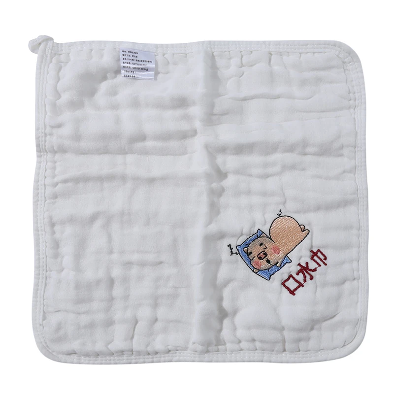 

2021 Kawaii Baby Bibs Rectangle Cotton Bibs Cartoon Print Saliva Towel Baby Boys Girls Feeding Apron Cotton Bandana Bibs