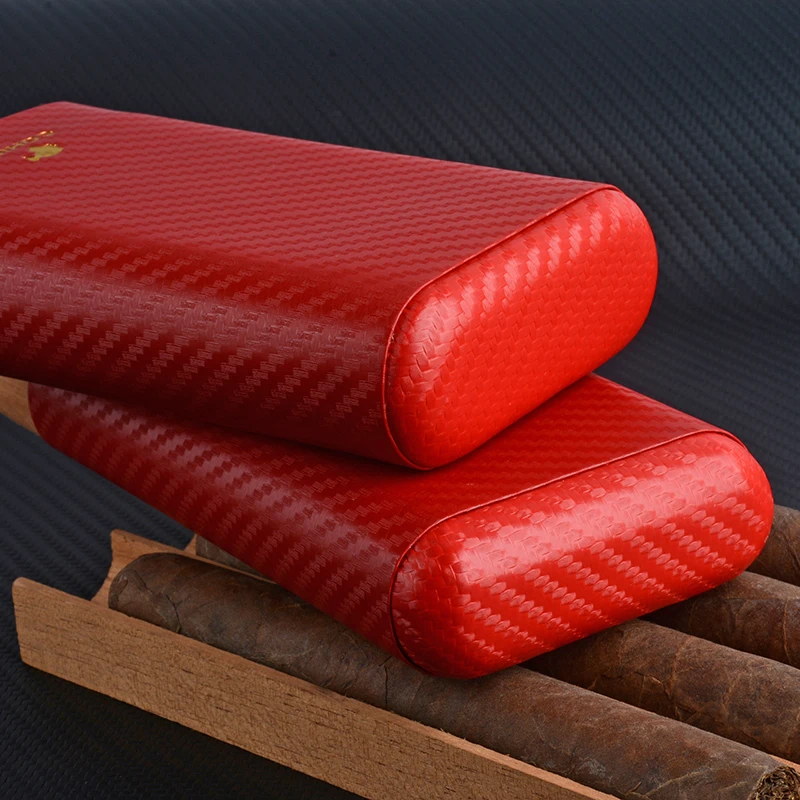 Чехол для сигар COHIBA дорожный держатель из углеродного волокна мини хьюмидор