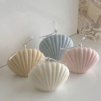 1pc shell candle home decoration shooting background props birthday decoration soy wax scented candles