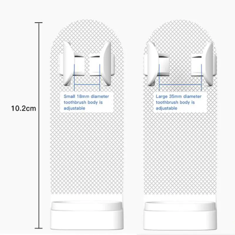 

Electric Toothbrush Holder Bathroom Wall Mounted Toothbrush Stand Plastic Rack Organizer Bathroom Storage Rack Dropshipping