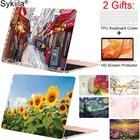 Чехол с принтом для Macbook Air 13, 11 Pro, 13 дюймов, 15, 16, 12, Retina, жесткий защитный жесткий чехол с идентификационной картой для ноутбука M1 2020