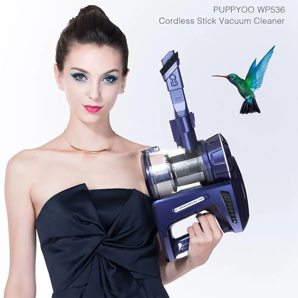 PUPPYOO беспроводной ручной домашний пылесос аспиратор для домашней литиевой
