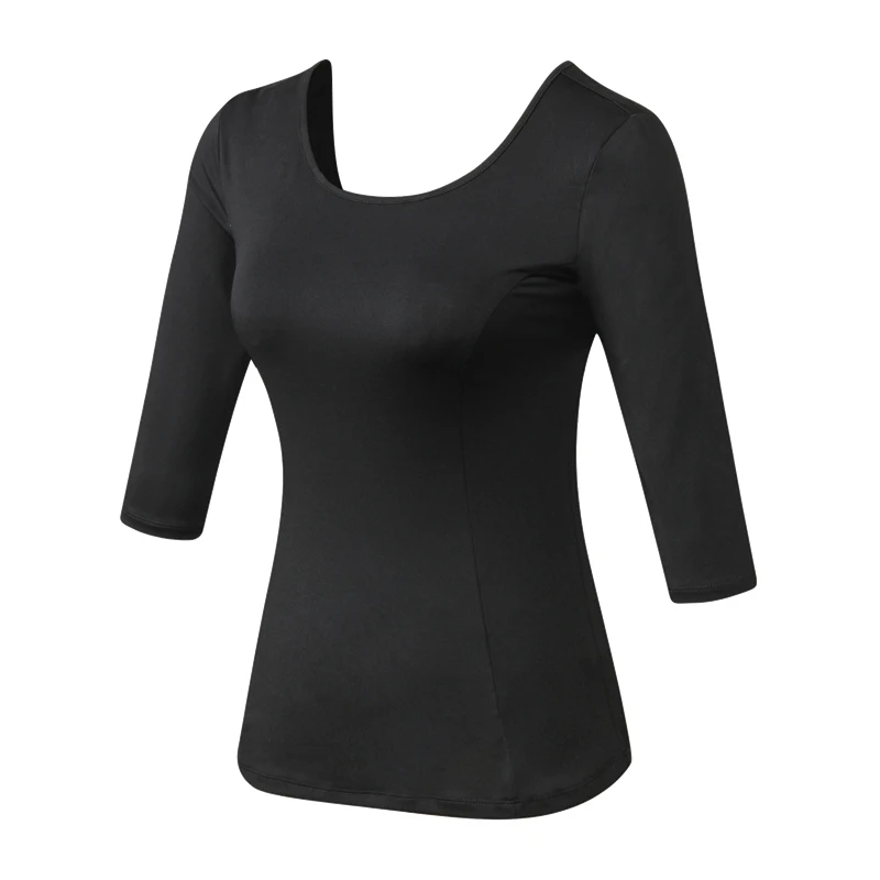 Новинка осенние женские сексуальные футболки с вырезами 5 цветов спортивные топы