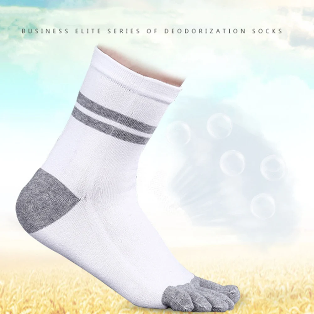 Модные мужские хлопковые плотные теплые дышащие повседневные спортивные носки с