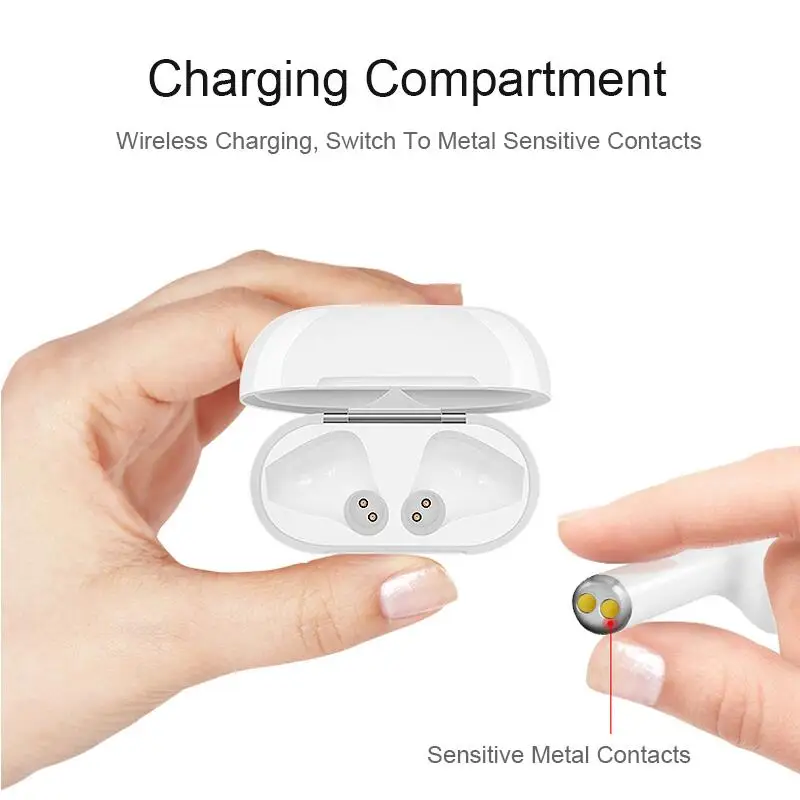 original i12 tws stereo wireless 5 0 bluetooth earphone earbuds headset with charging box for iphone android xiaomi smartphones free global shipping