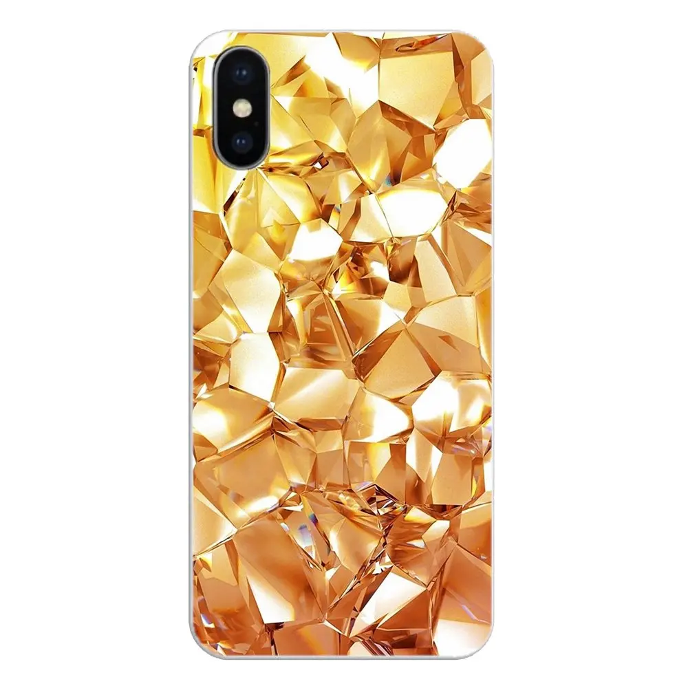 Блестящий клинквант для iPhone XS Max XR X 4 4S 5 5S 5C SE 6 6S 7 8 Plus шампанское золото