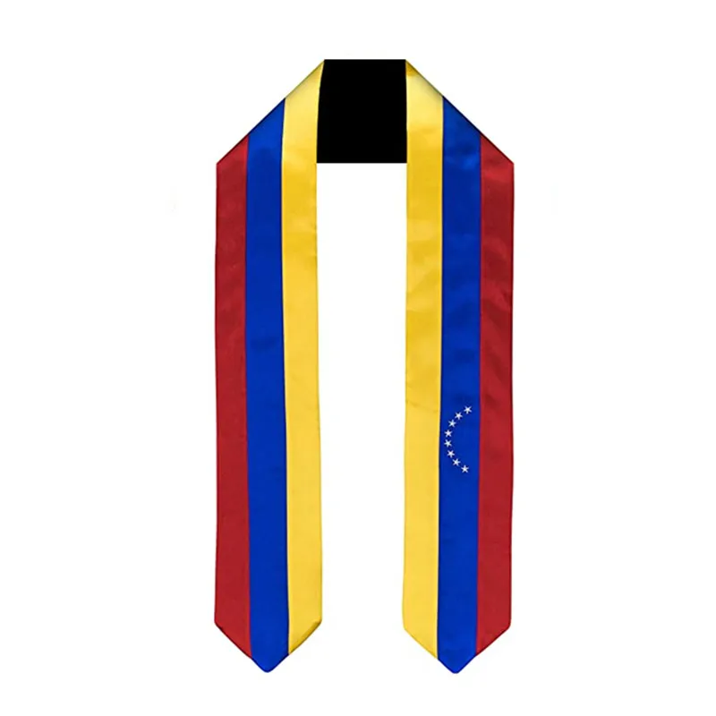 

Venezuela Flag Graduation Sash Graduation Party Decoration Printed National Flag Stole