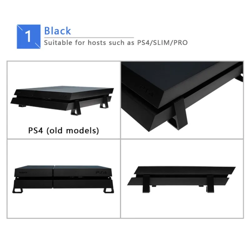 Horizontal Console Stand Mount Holder Extension Support Bracket Extender For PS4 / Pro/ Slim | Электроника