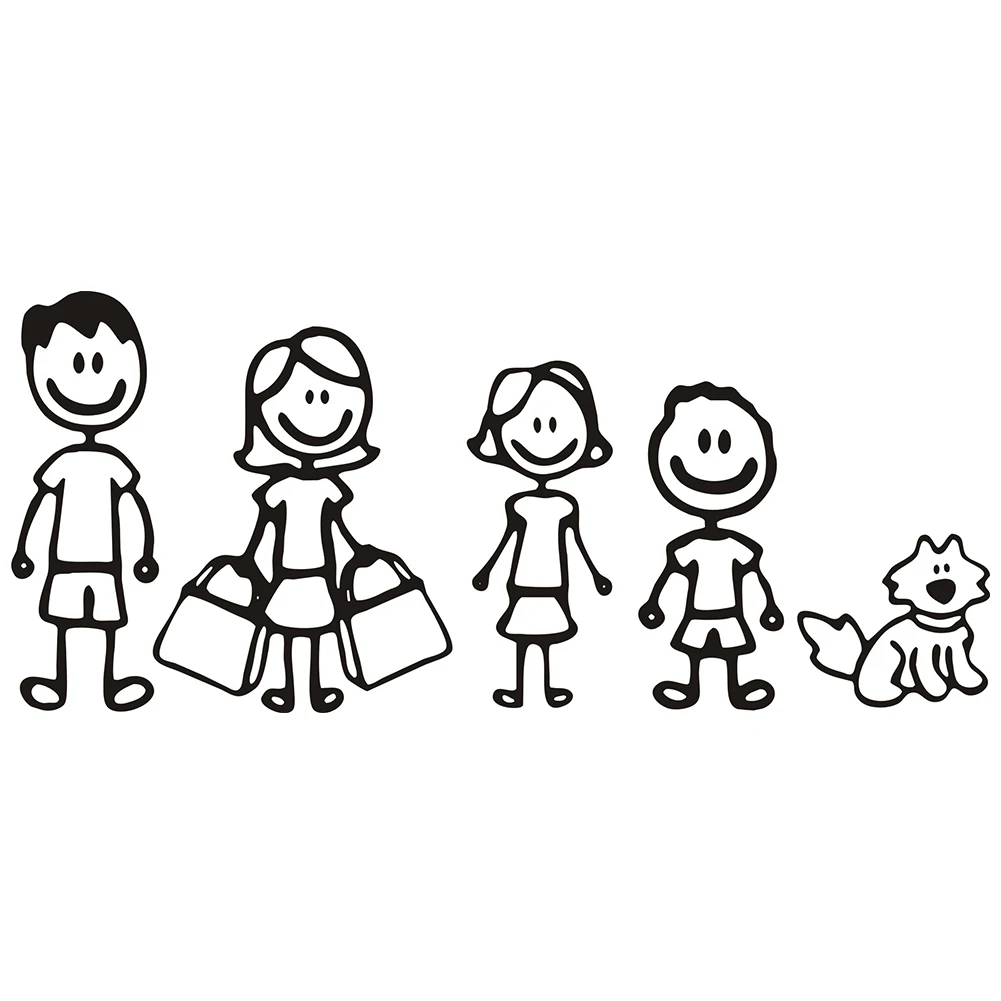 Автомобильная фотография забавная Гавайская интересная фигурка папа мама дочь