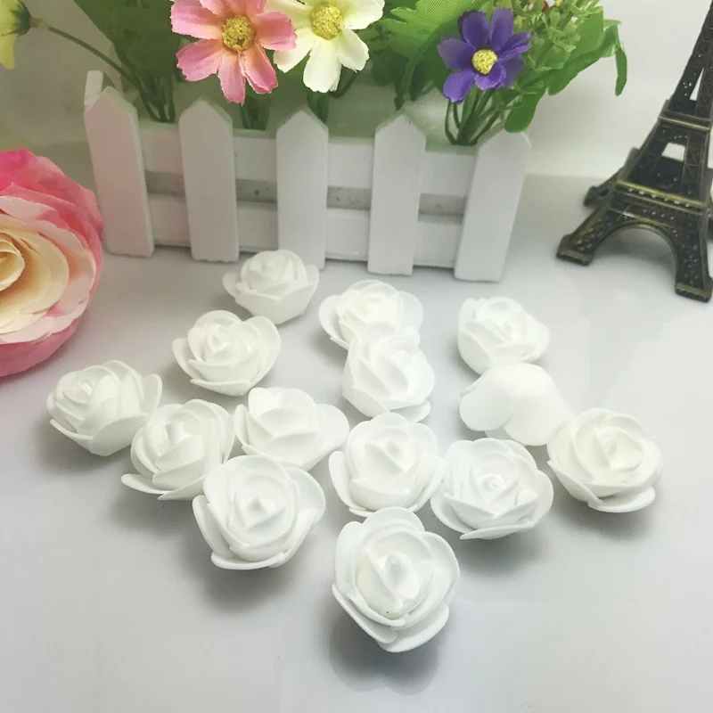 Искусственные цветы из пенополиэтилена 10 шт. дешевые свадебные украшения для