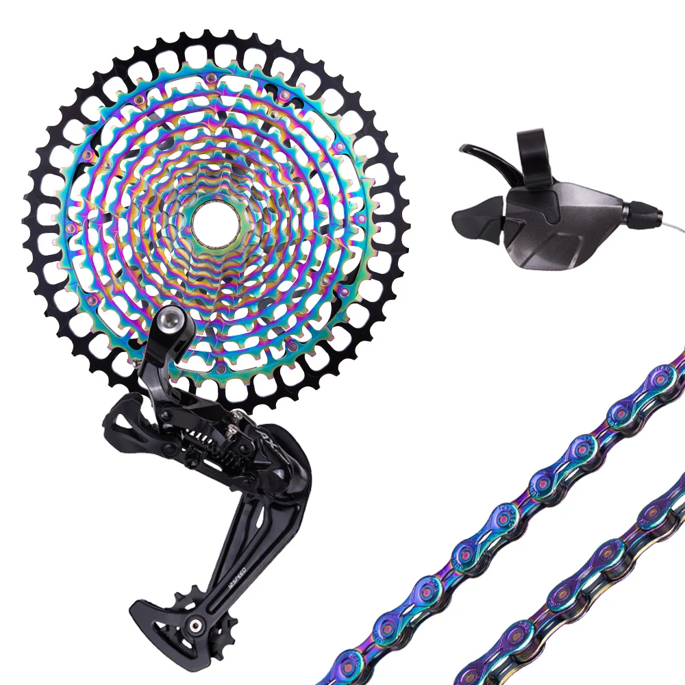 XD 9-50 ULT pro 1x12 ZTTO MTB 1*12 Groupset 12 Speed Bicycle Shifter Rear Derailleur Group Set For Mountain Bike 12speed 1x12 kit 50T 12s Cassette - Цвет: XD 9-50 ULT pro 1x12