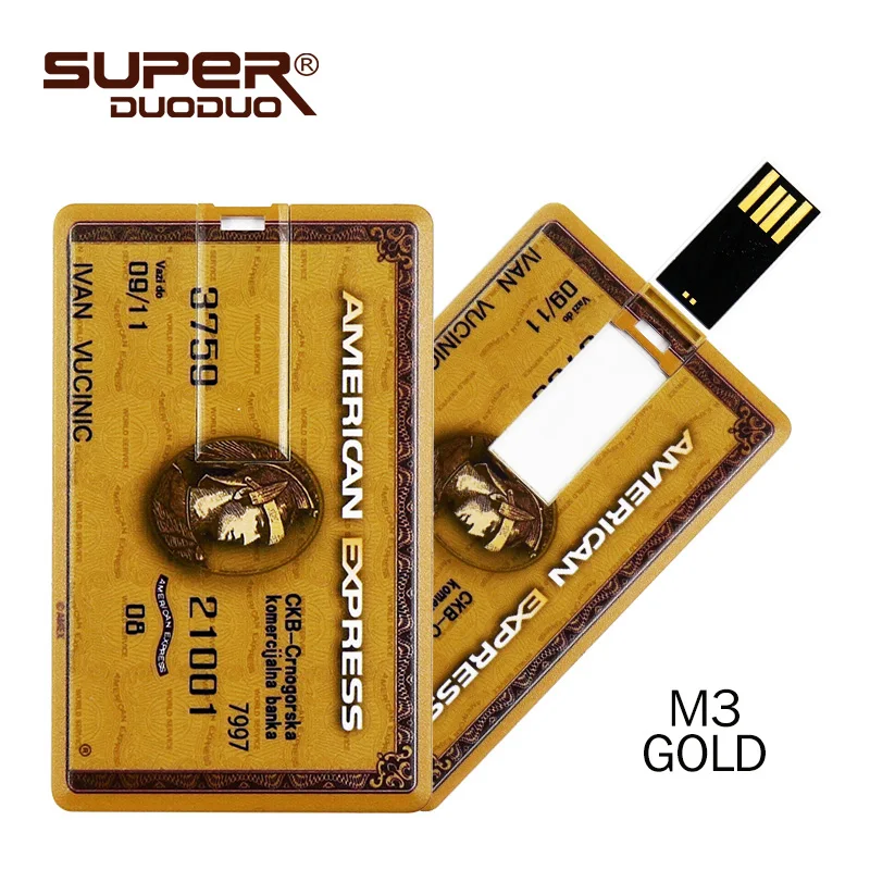 Водонепроницаемая Супер тонкая кредитная карта USB флеш-накопитель 4 ГБ 8 ГБ 16 ГБ 32 ГБ 64 Гб модель карты памяти