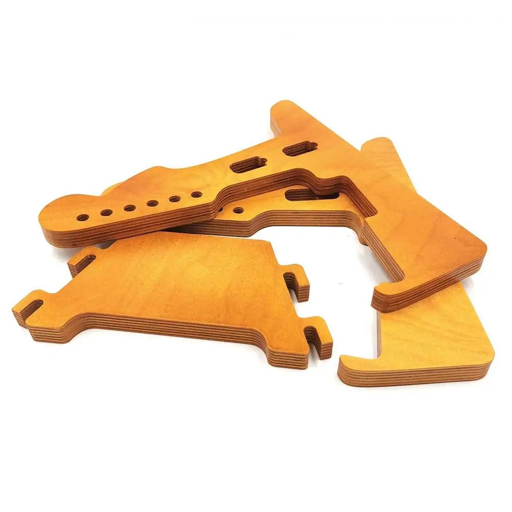 Деревянная подставка для гитары портативная элегантная декоративная стойка