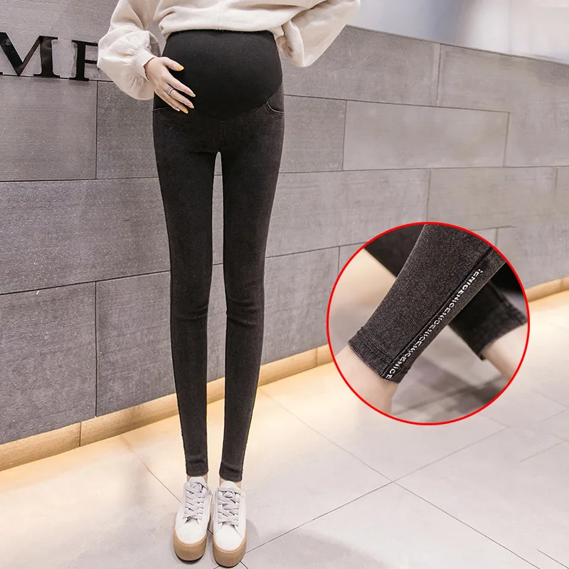 

Jeans Women Pregnancy Maternity Clothing Jeans Black Pants For Pregnant Women Clothes Nursing Trousers Denim Jeans Womens