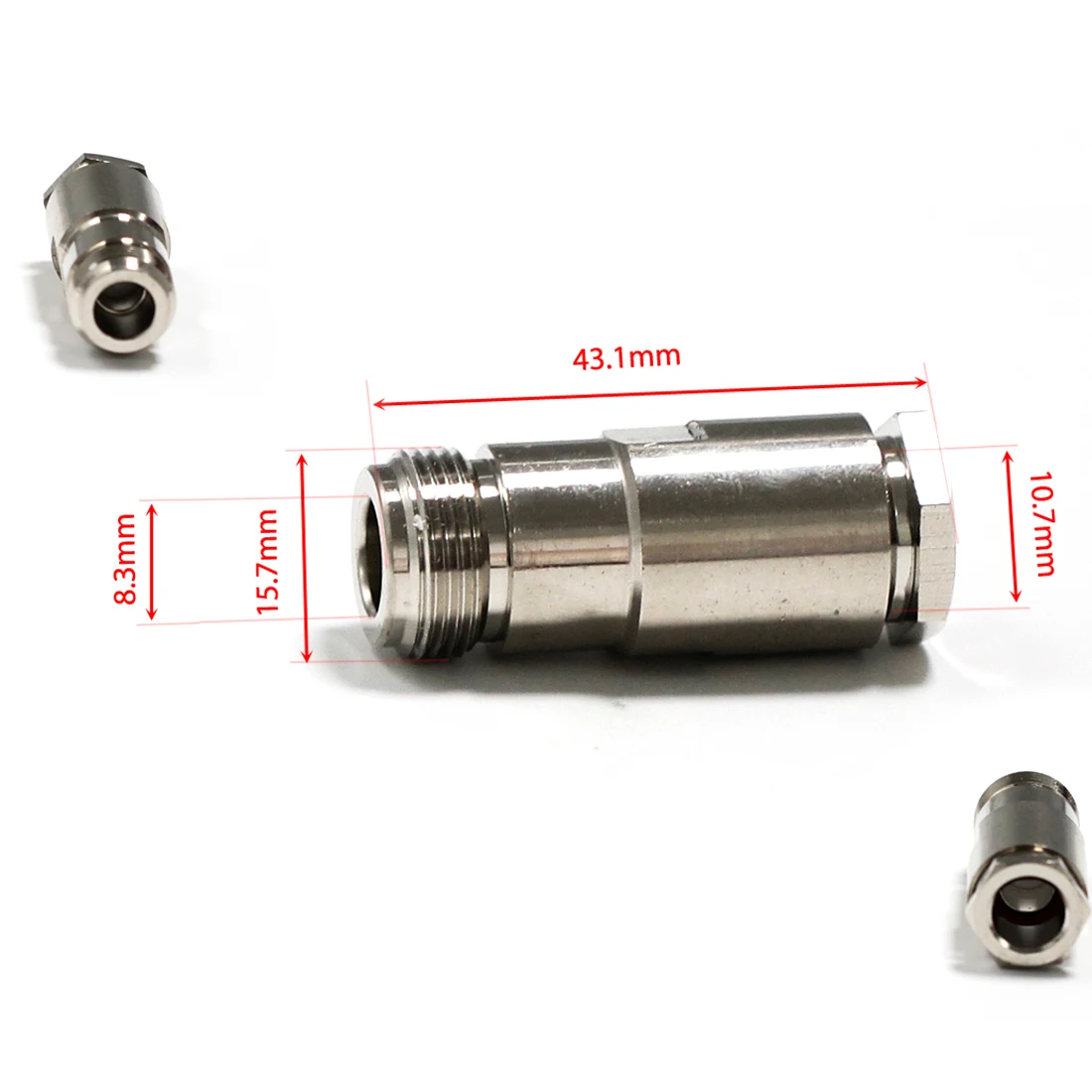 1 шт. N образный Женский Разъем RF коаксиальный соединитель зажим для кабеля RG8 RG213
