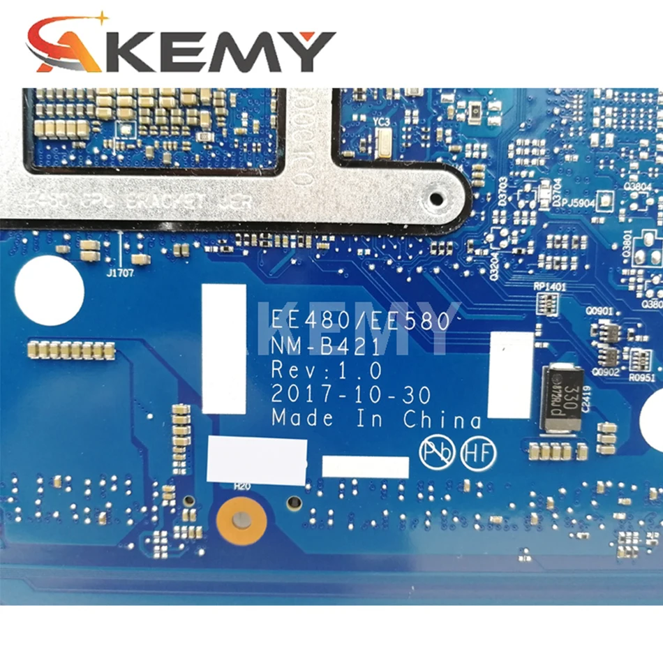 

For Lenovo Thinkpad E480 E580 notebook motherboard EE480 EE580 NM-B421 CPU i5 8250U 100% test work FRU 01LW192 01LW193 01LW194