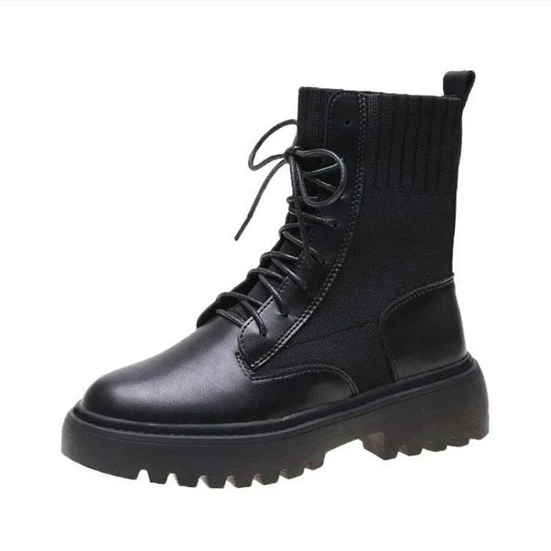 Женские повседневные ботинки мартинсы легкие удобные нескользящие модная