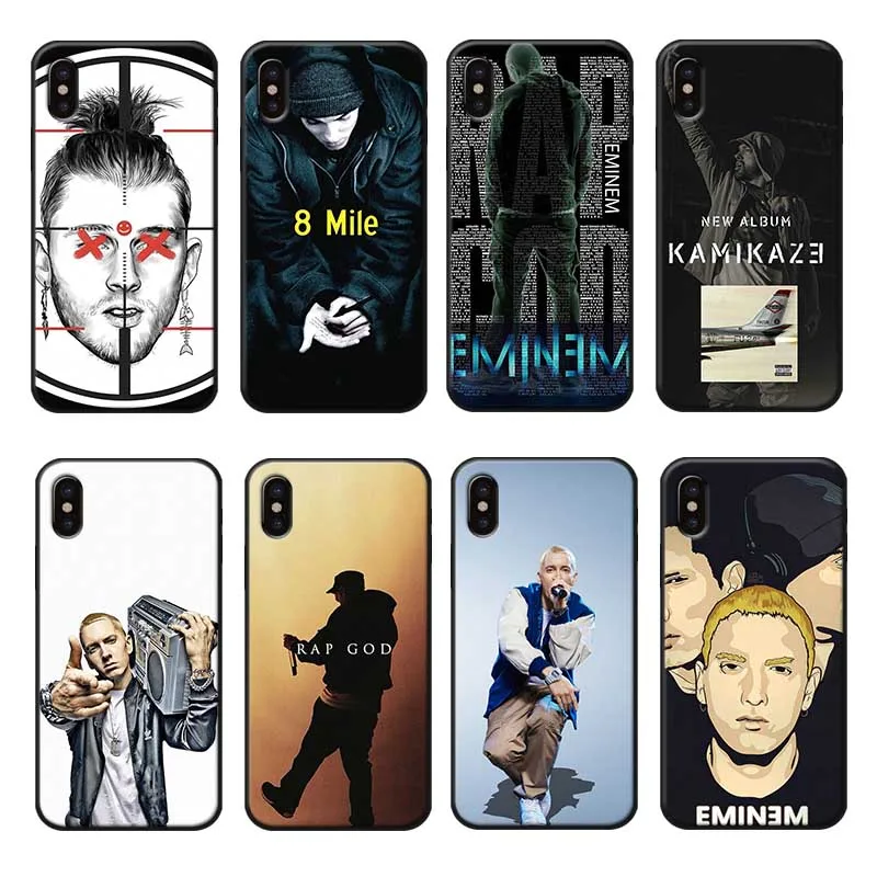 Для iPhone 11 Pro Max 2019 Прозрачный мягкий силиконовый чехол для телефона Hop Rapper Эминем