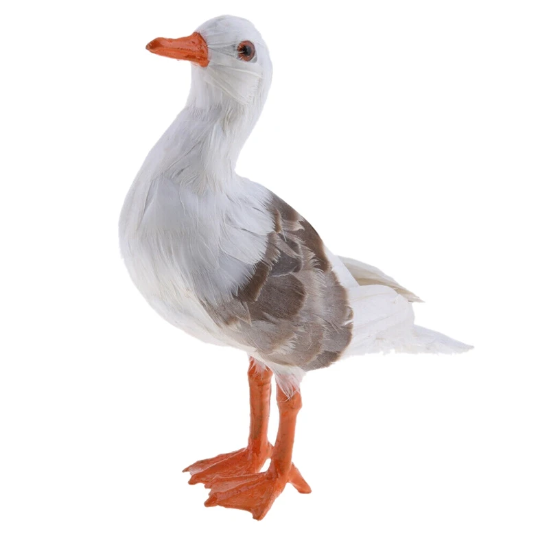 Имитация чайки птица для дома искусственное украшение сада Пернатые украшения