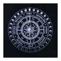 60x60cm tarot card tablecloth astrology divination altar velvet cloth table board games tarot cards mat pad witchcraft supplies