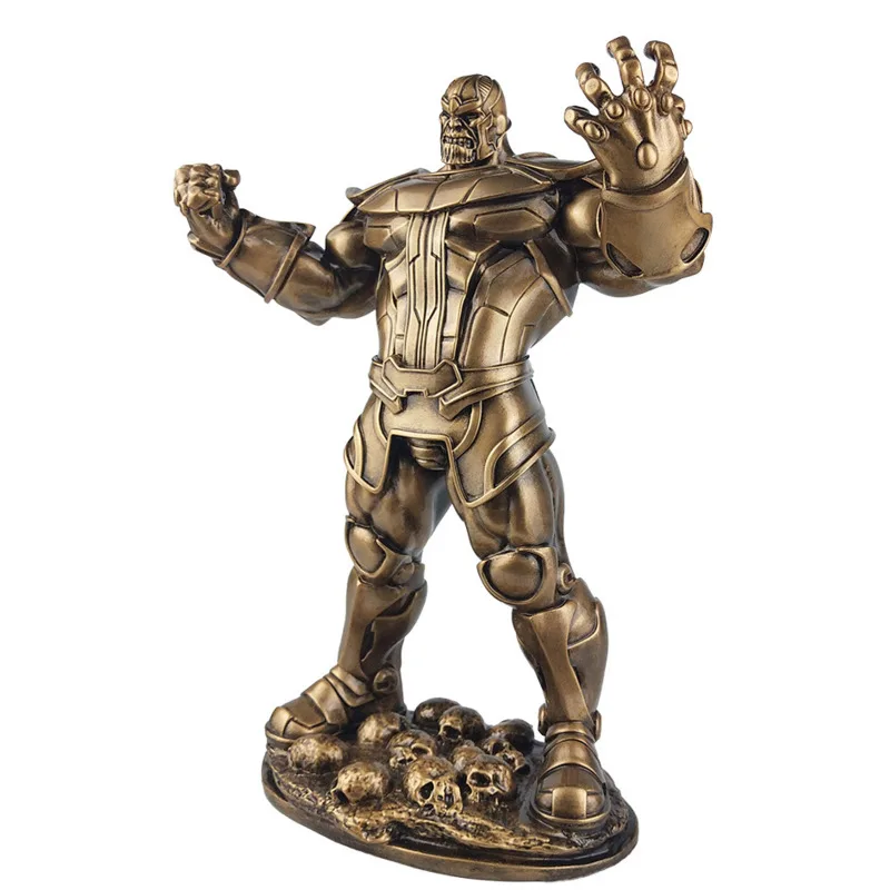 

Marvel Legends Avengers Avengers:Endgame Action Resin Figure Golden Thanos Figma Movie Model Collection Toys Boy Gift