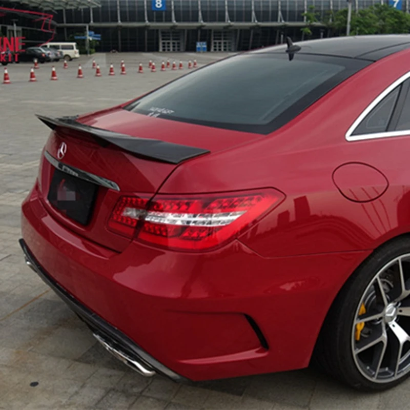 W207 C207 спойлер для багажника из углеродного волокна R Style Wing Для Mercedes E Class Coupe 2010 2016