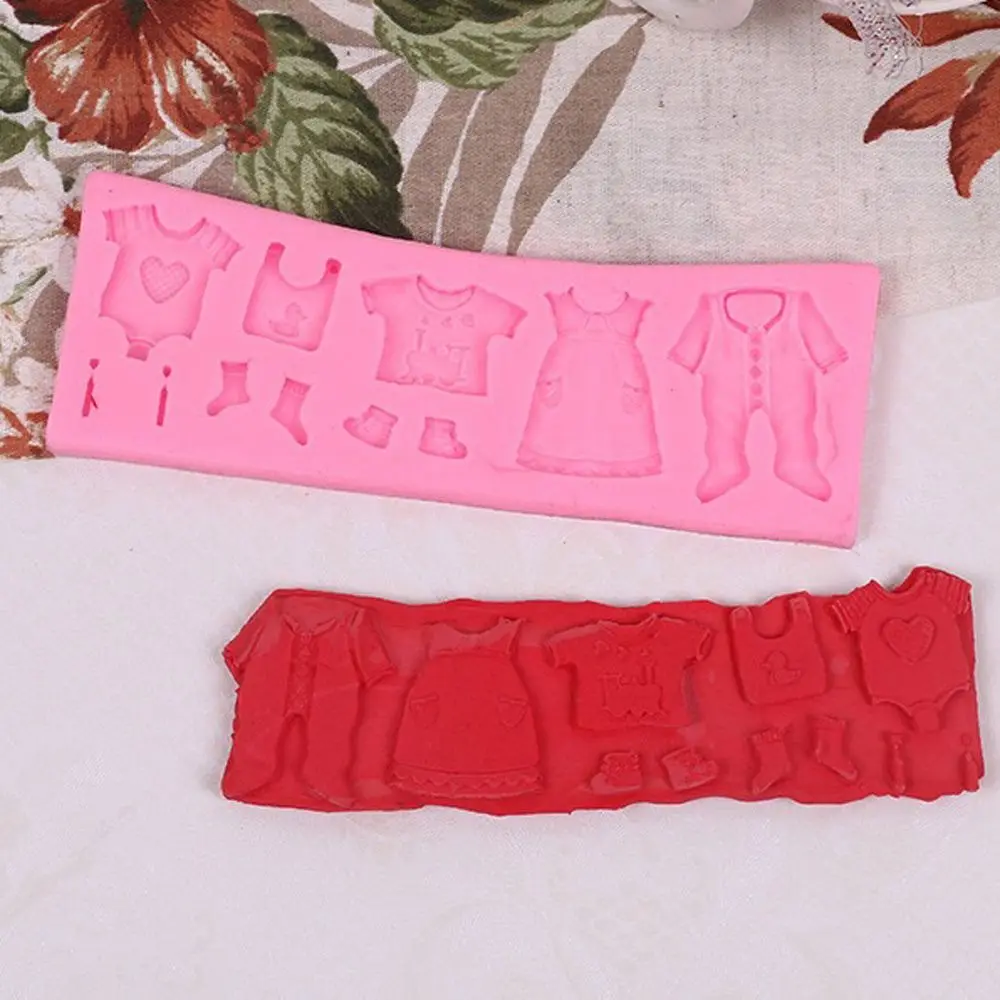 Силиконовые 3D формы для детской одежды детская посуда душа шоколадная выпечки
