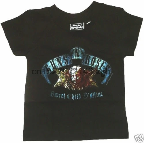 Детская футболка ROCKER BABY GUNS N'ROSES Sweet o Mine рок звезда Вау g.50 56|Мужские футболки| |