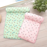 cute dog cooling mat summer dog bed pad cat blanket breathable ice pad sofa for small medium dogs pet cooling mats with pillow