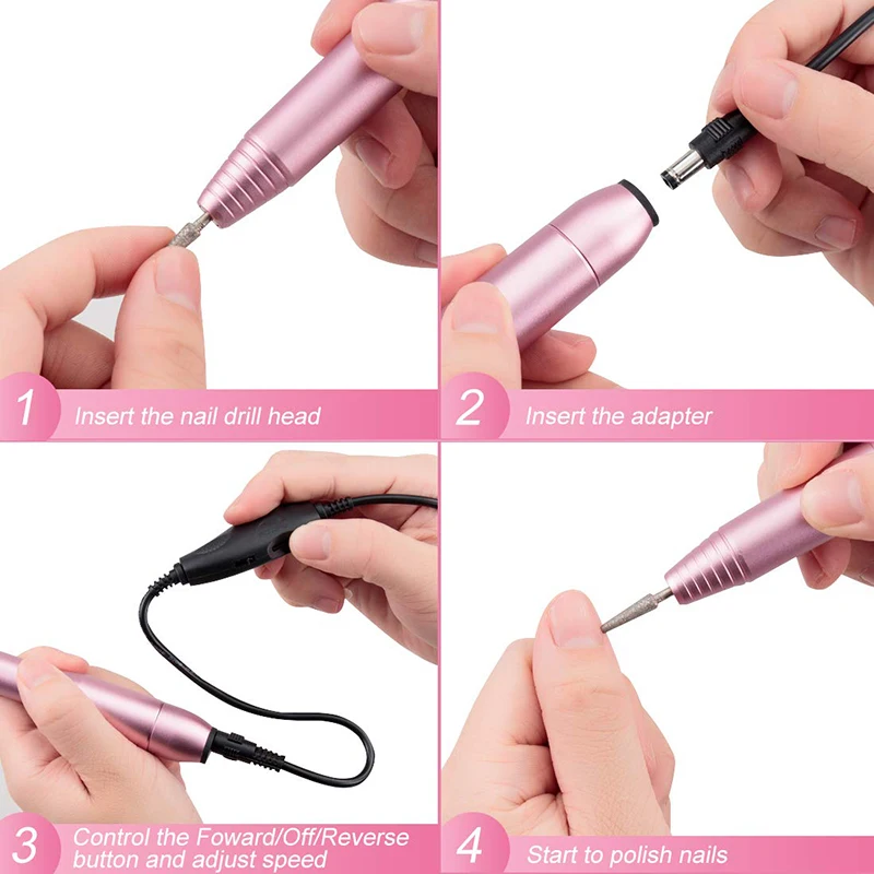 

2021Professional Equipment Tools Machine Manicure Machine Pedicure Drill Set Nail File Nail Drill Electric Nail Drill