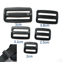 5pcslot 2cm to 5cm black strong webbing detach buckle for outdoor sports bags luggage travel buckle accessories for backpack