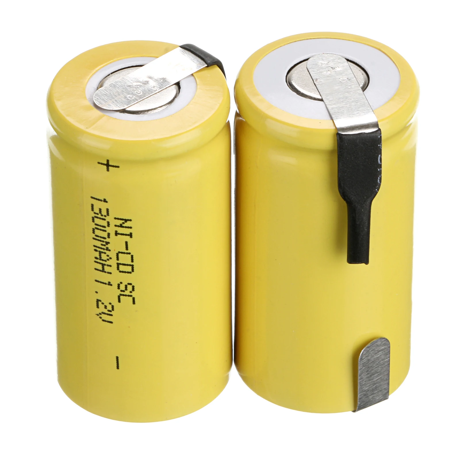 2~ 16 шт 1300mAh nicd 1,2 v батарея sub c sc 1,2 v ni-cd ni cd аккумуляторы желтый