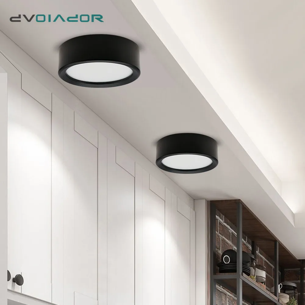 Светодиодный светильник с поверхностным креплением ультратонкий вниз для