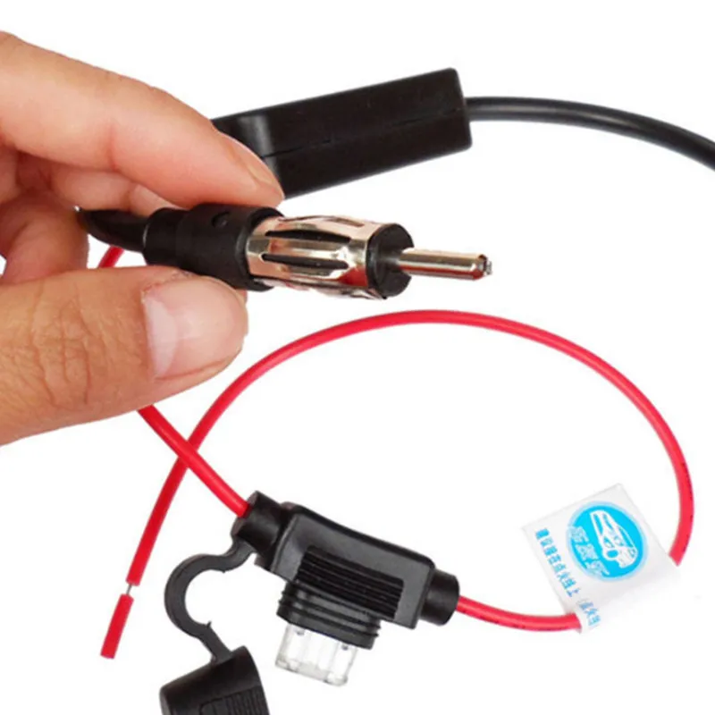 Practical FM Signal Amplifier Anti-interference Car Antenna Radio Universal Booster Amp Automobile Parts ANT-208 1PC | Автомобили и
