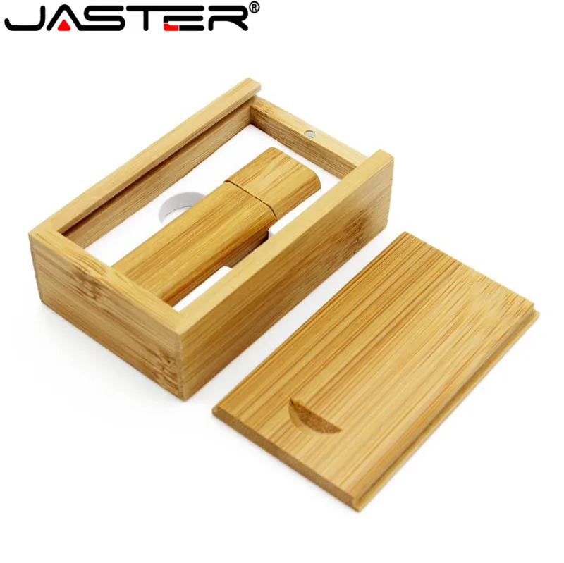 Деревянная бамбуковая + деревянная коробка JASTER USB флеш накопитель флешка 4 ГБ 8 16 32