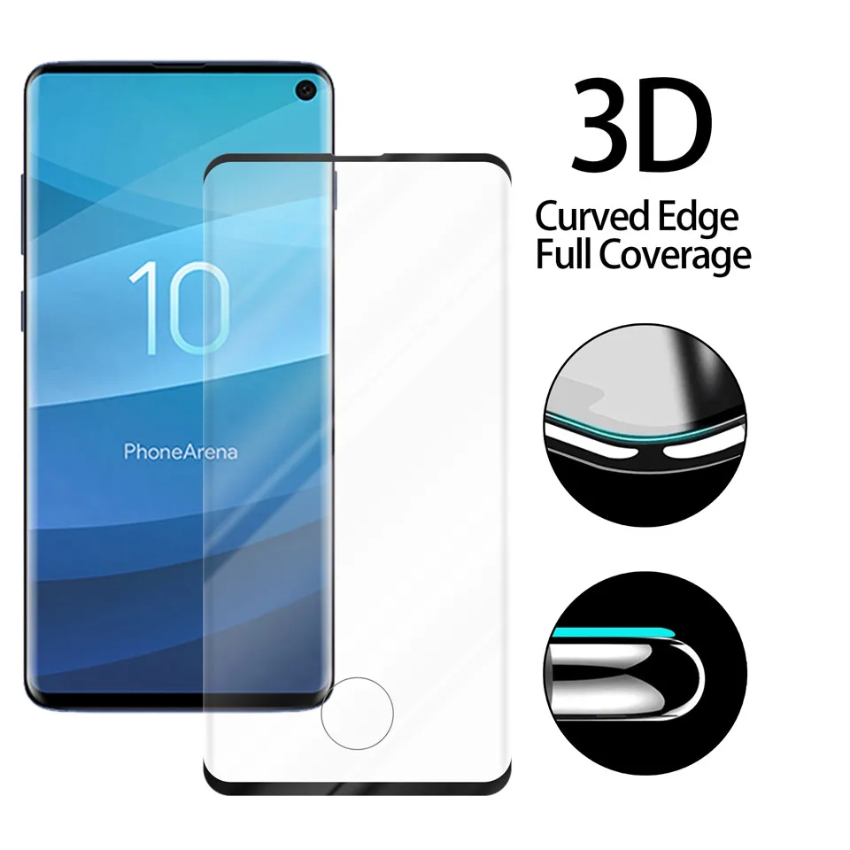 2 шт полное покрытие закаленное стекло протектор экрана для samsung Note10/S10/5G/S9/S8/Plus/Note