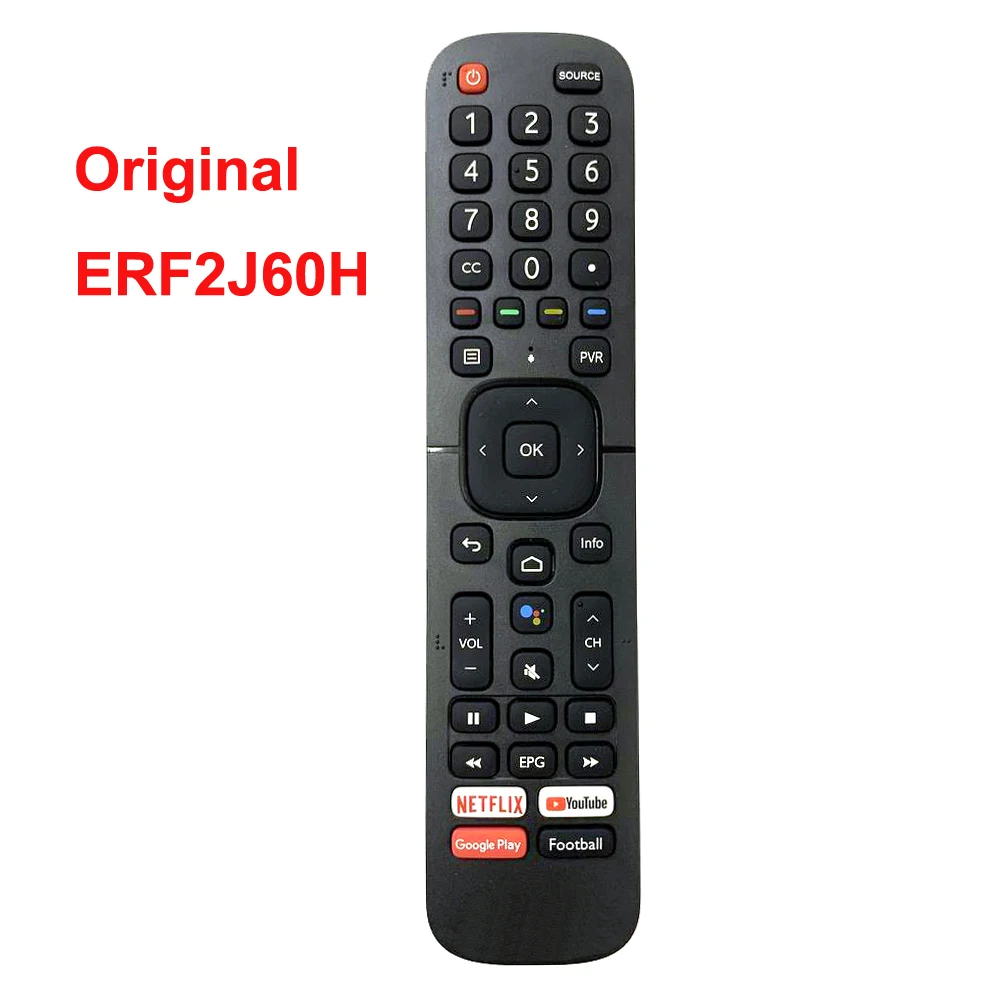 

Пульт дистанционного управления для HISENSE 32E5610FS, 2j60h, голосовое управление, поддержка NETFLIX, YouTube, Google Play, футбольных приложений