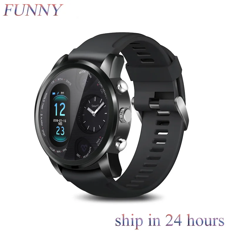 

2021 E-Funny T3 PRO Smart Watch Men IP68 Waterproof Dual Display Heart Rate Blood Pressure Monitoring Smartwatch for Android IOS