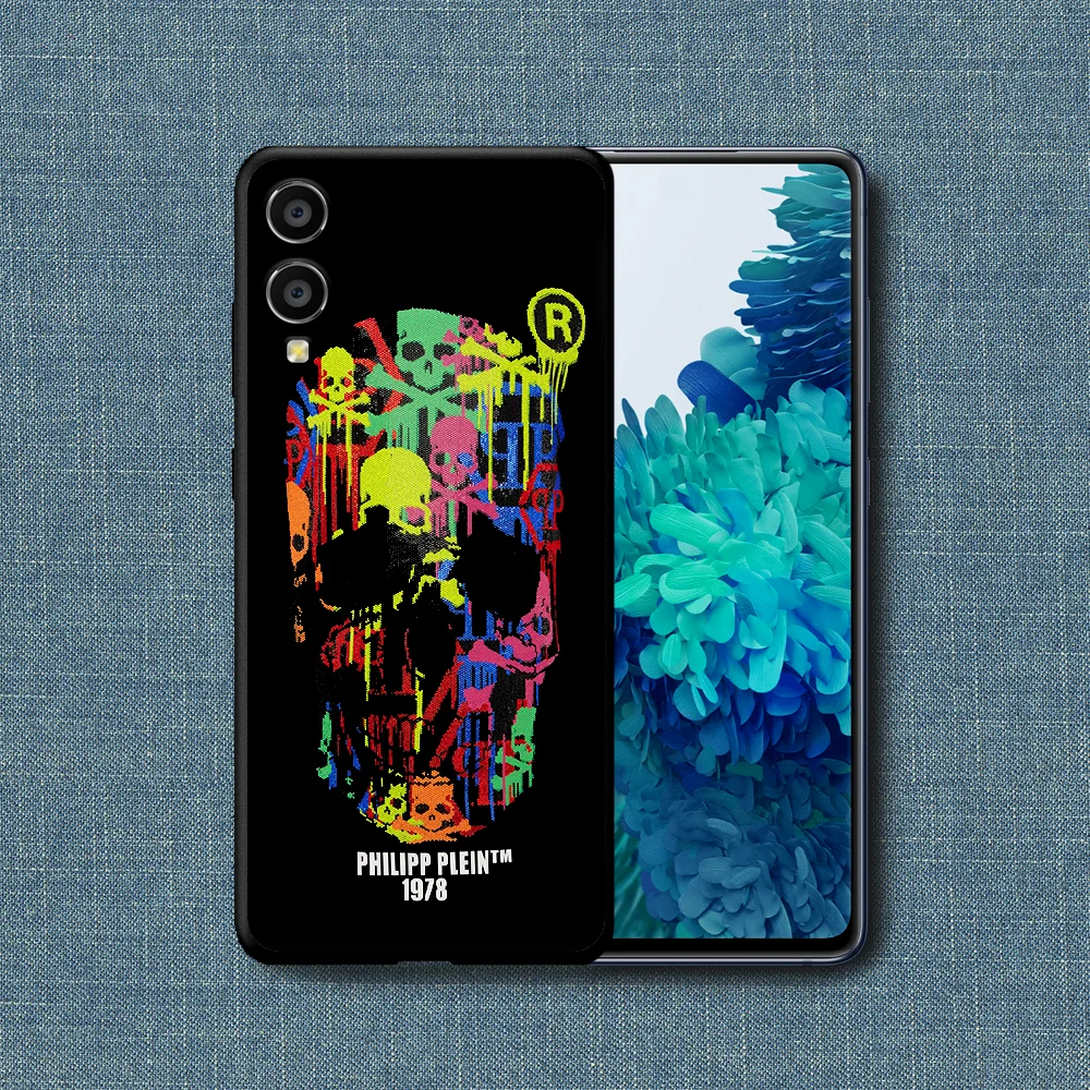 

Qp Philipp Trend Brand Skull Phone Case For Huawei Honor 6A 7A 7C 8 8A 8X 9 9X 10 10i 20 Lite Pro Play black Bumper Tpu Etui