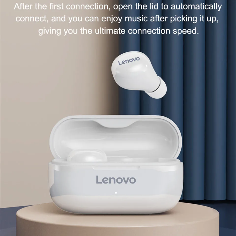 

Lenovo LP11 TWS Bluetooth 5.0 Earphones Noise Cancelling Stereo HiFi Headset Sports Waterproof Earbuds Touch Control With HD Mic