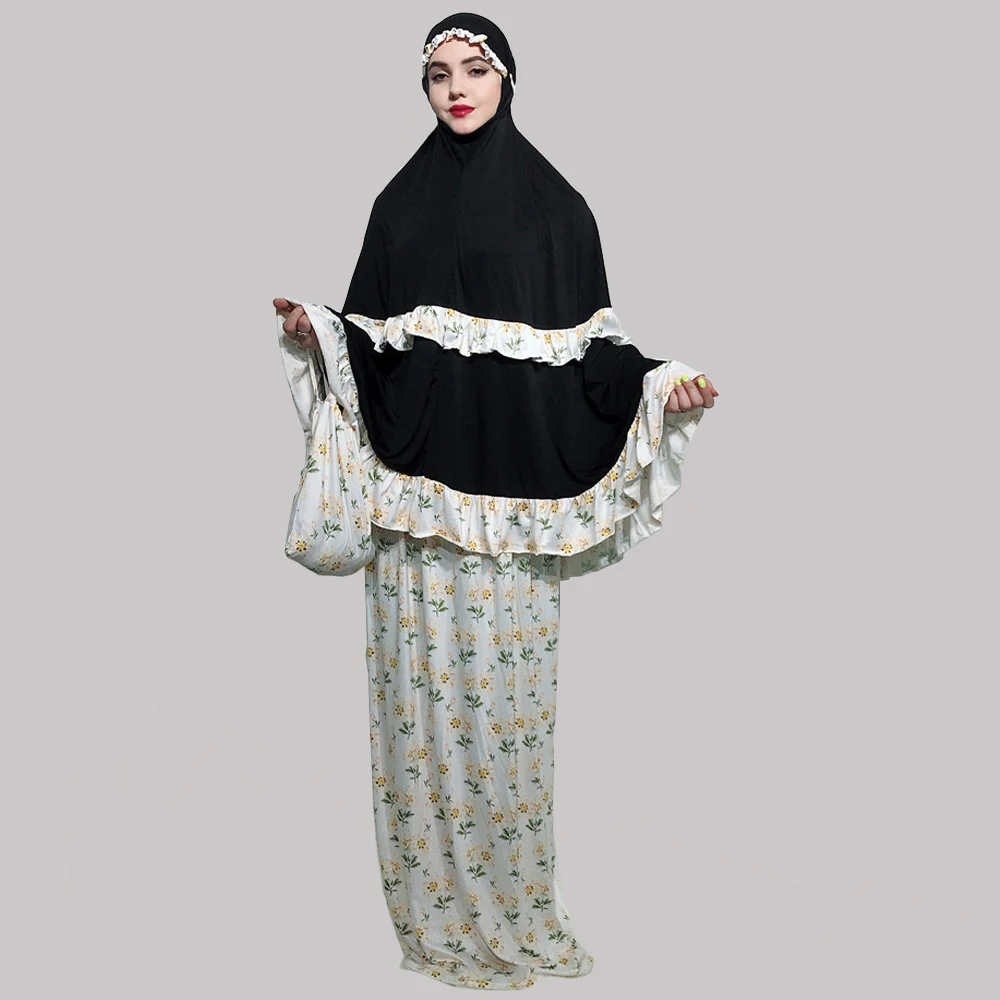 Женское Молитвенное платье из двух предметов, длинная юбка и платье в стиле химар, 2 шт. от AliExpress RU&CIS NEW