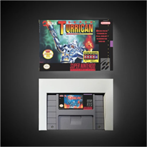 Super Turrican-карта действия для игры в США с розничной коробкой | Электроника
