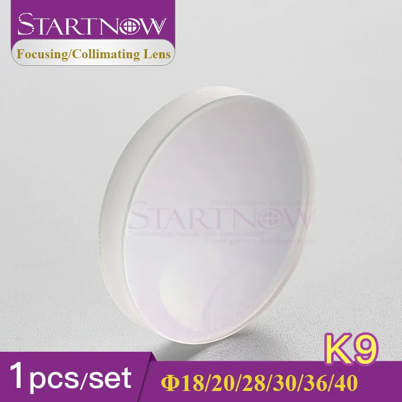 1 шт. коллиматорная линза из стекловолокна K9 с лазерным фокусом 25 4 D28 30 36 мм F200