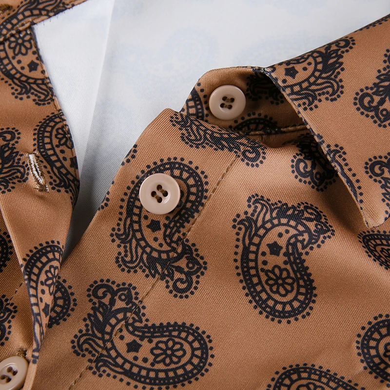 

Rockmore Sexy Vintage Shirt Dresses Long Sleeve Single-Breasted Mini Dress Y2K Women Bodycon Print Female Fashion Elegant Spring